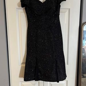 Black cocktail dress